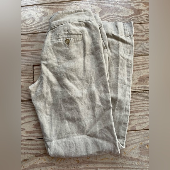 Loft Marisa pant 100% linen size 4 - Picture 4 of 4